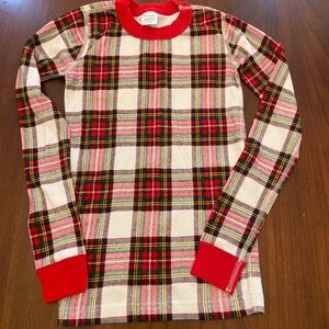 Hanna Andersson Kid’s Holiday Long John Pajama Top size 12